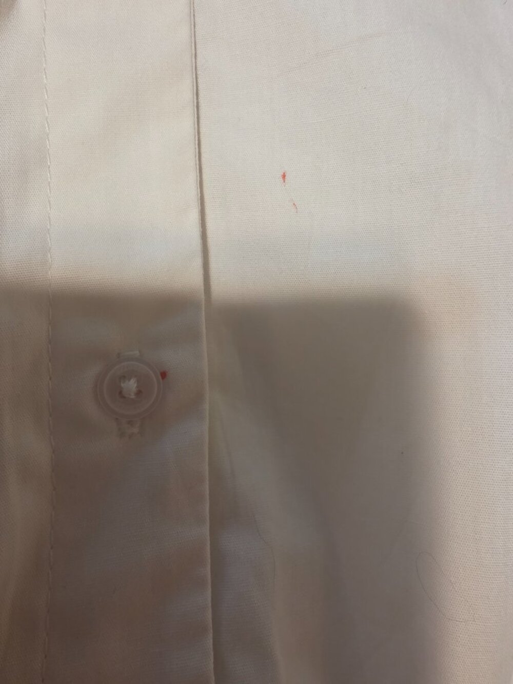 Halogen Cotton Bubble Hem Popover Shirtdress White XS NWT Flawed - Picture 7 of 14